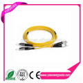Piogoods кабель/ куртка PVC 3м желтый стекловолокна FC патч корд